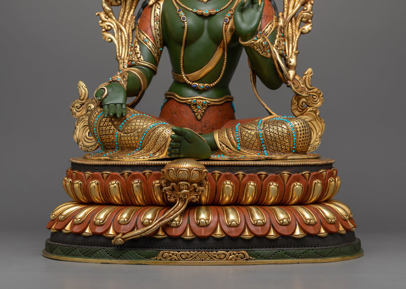 Gorgeous Green Tara Art | Capturing the Spiritual Essence of Deity Tara