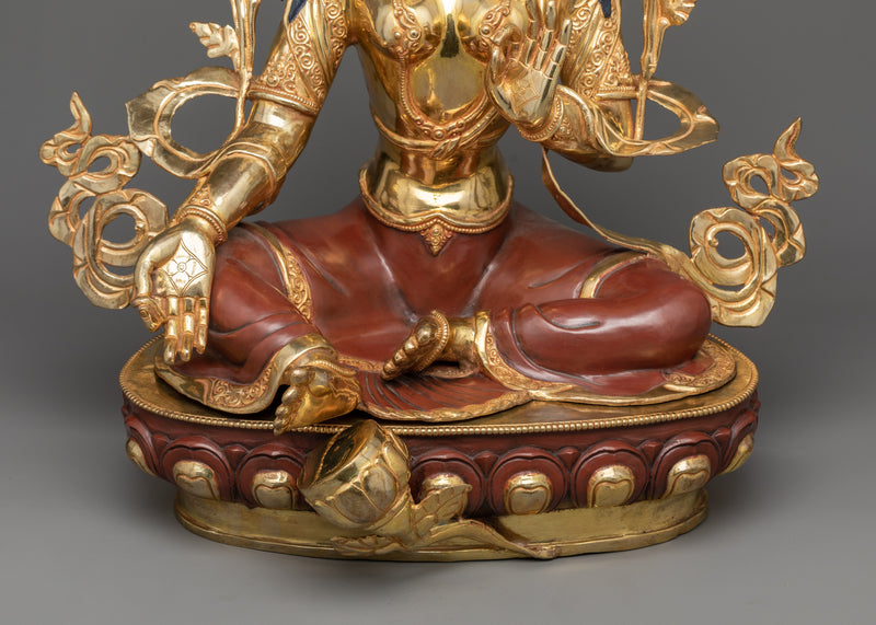 Green Tara Altar Statue | Protector and Liberator