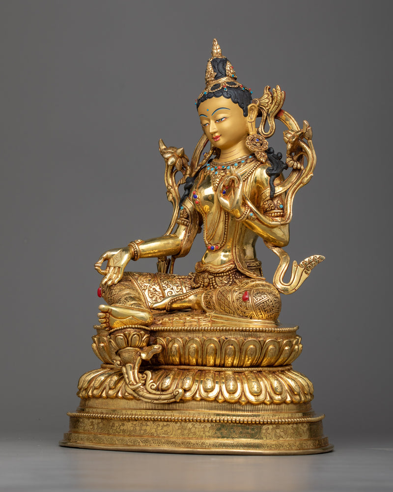 green-tara-statue-from-nepal