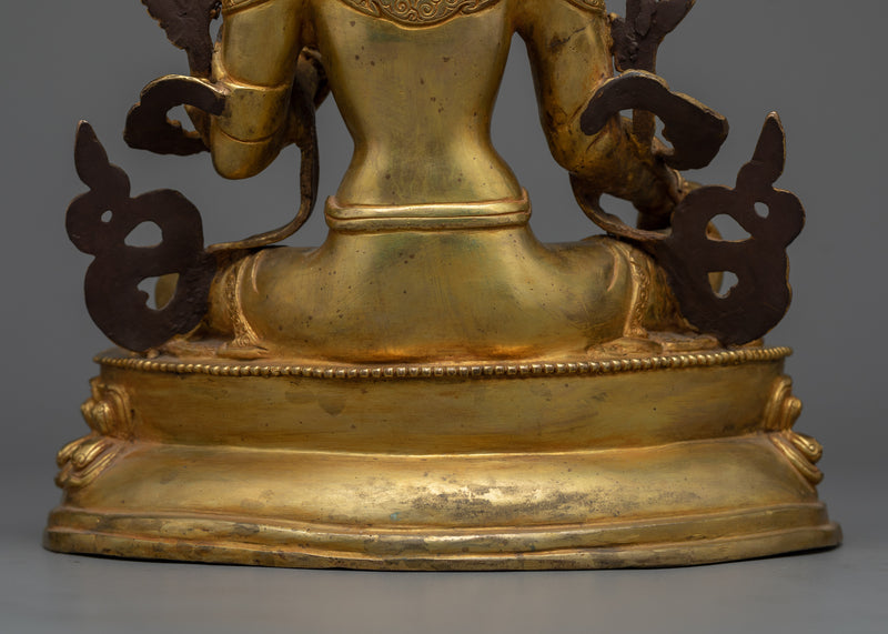 Buddhist Green Tara Statue | The Embodiment of Enlightened Action & Compassion