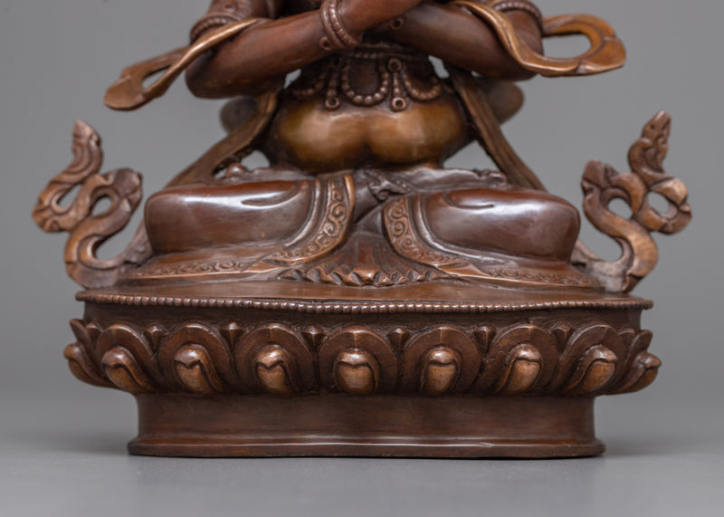 Vajradhara with Consort Statue | Divine Union in Balance