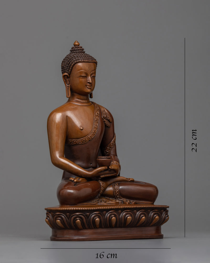 happy amitabha buddha statue 