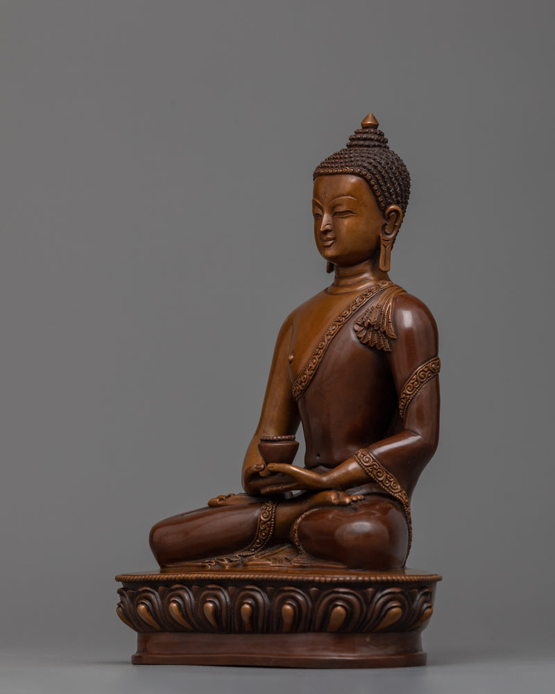 happy amitabha buddha statue 