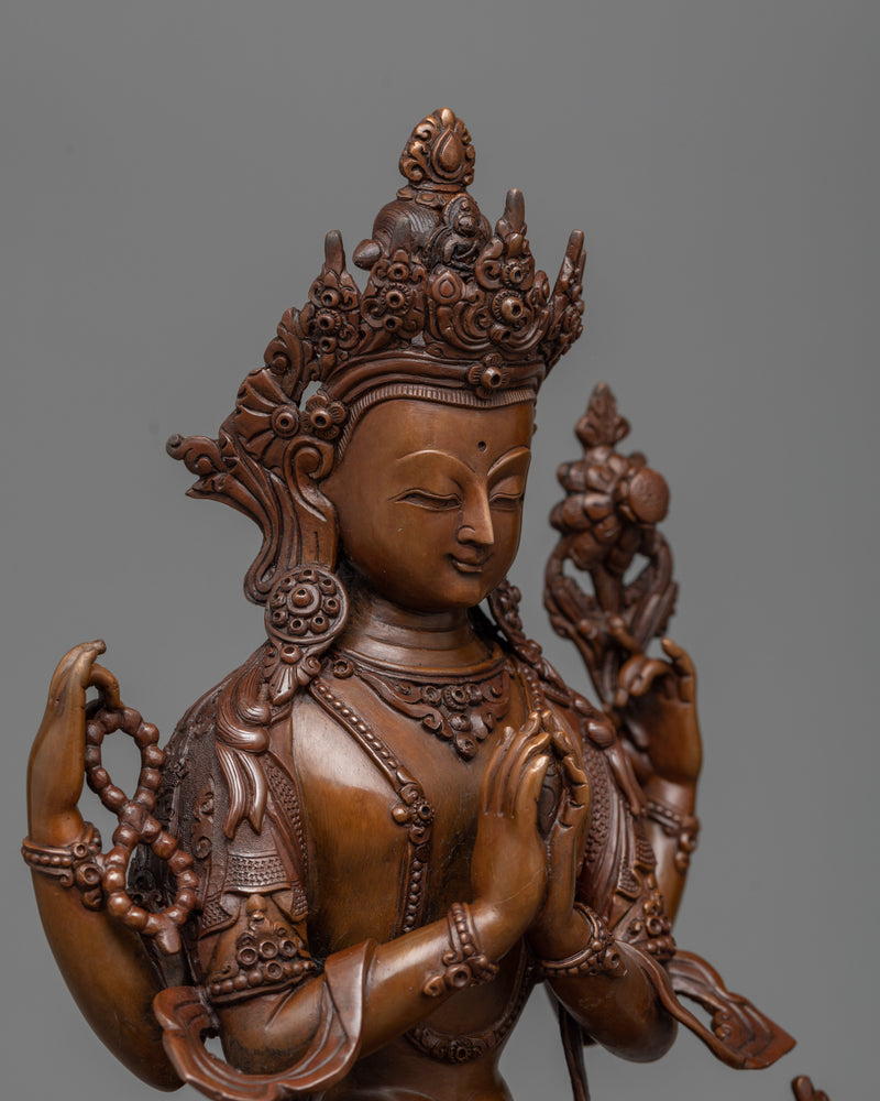 Namo Avalokiteshvara Statue | Himalayan Traditional Artwork