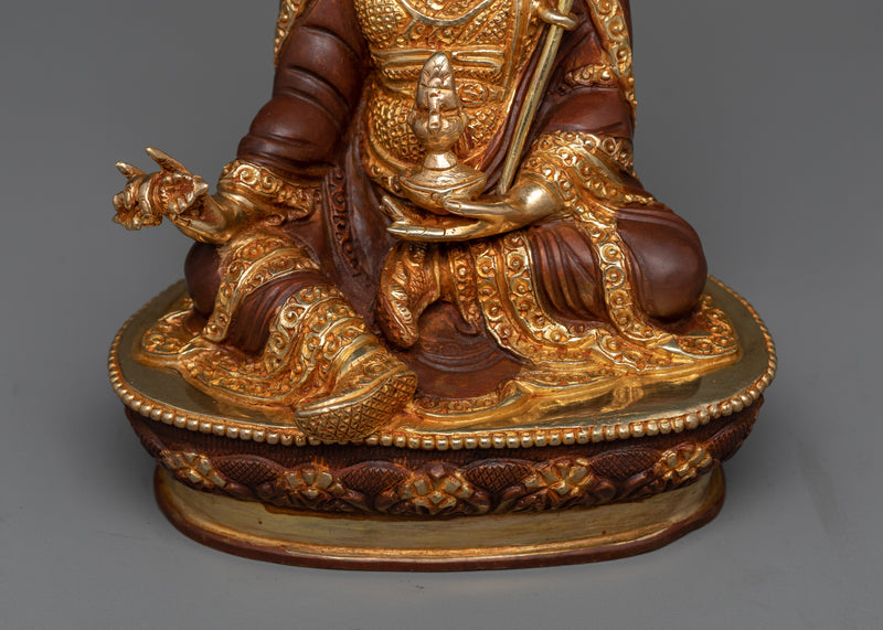 Lotus-Born Master Sculpture | A Beacon of Tantric Wisdom