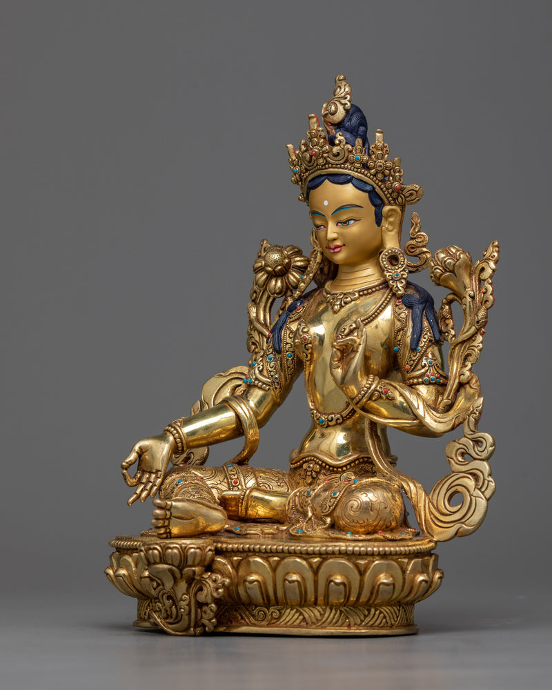 green tara goddess statue 