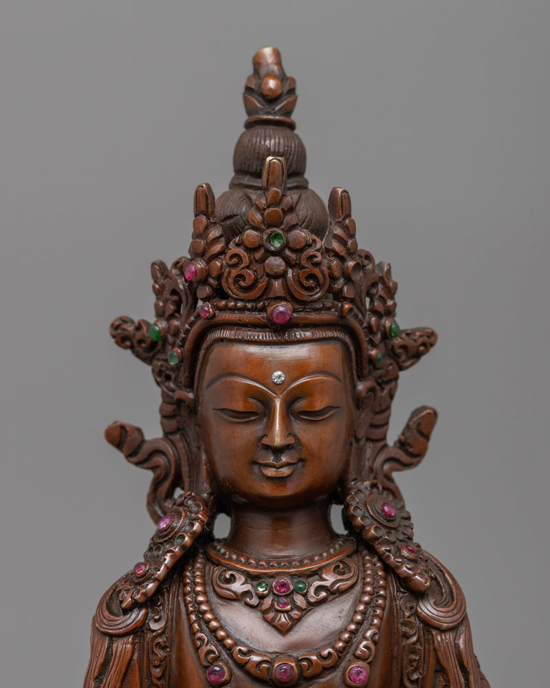 amitayus-oxidized sculpture