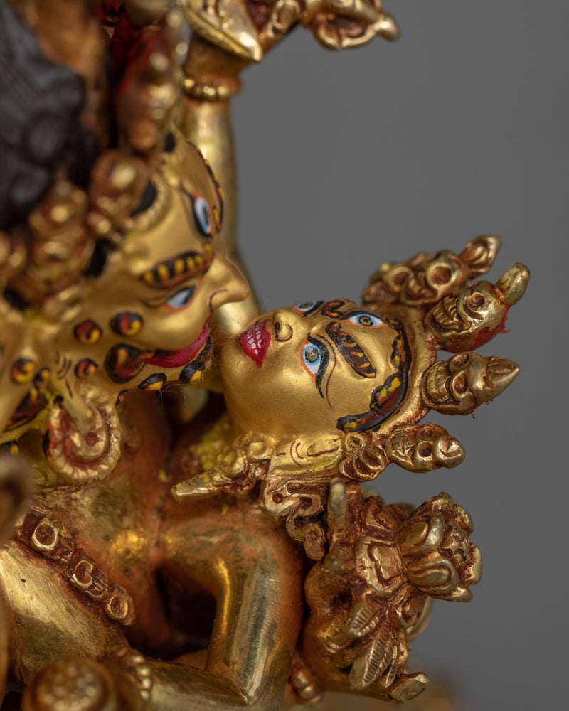 Hayagriva Statue in Triple-Layered 24K Gold | A Powerful Protector in Vajrayana Buddhism