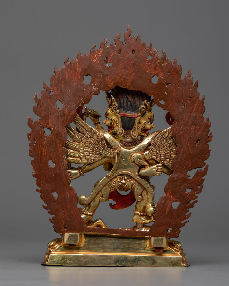 Hayagriva Statue in Triple-Layered 24K Gold | A Powerful Protector in Vajrayana Buddhism