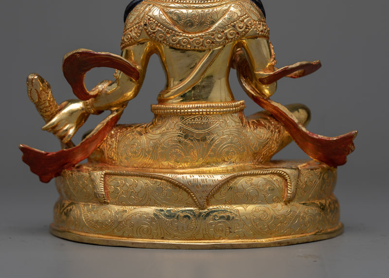 Tilopada Statue in 24K Gold | A Beacon of Tantric Wisdom and Enlightenment