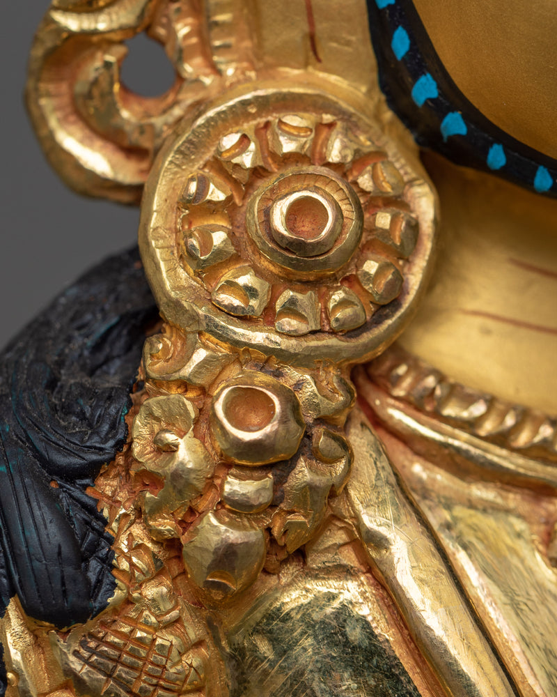 Tilopada Statue in 24K Gold | A Beacon of Tantric Wisdom and Enlightenment