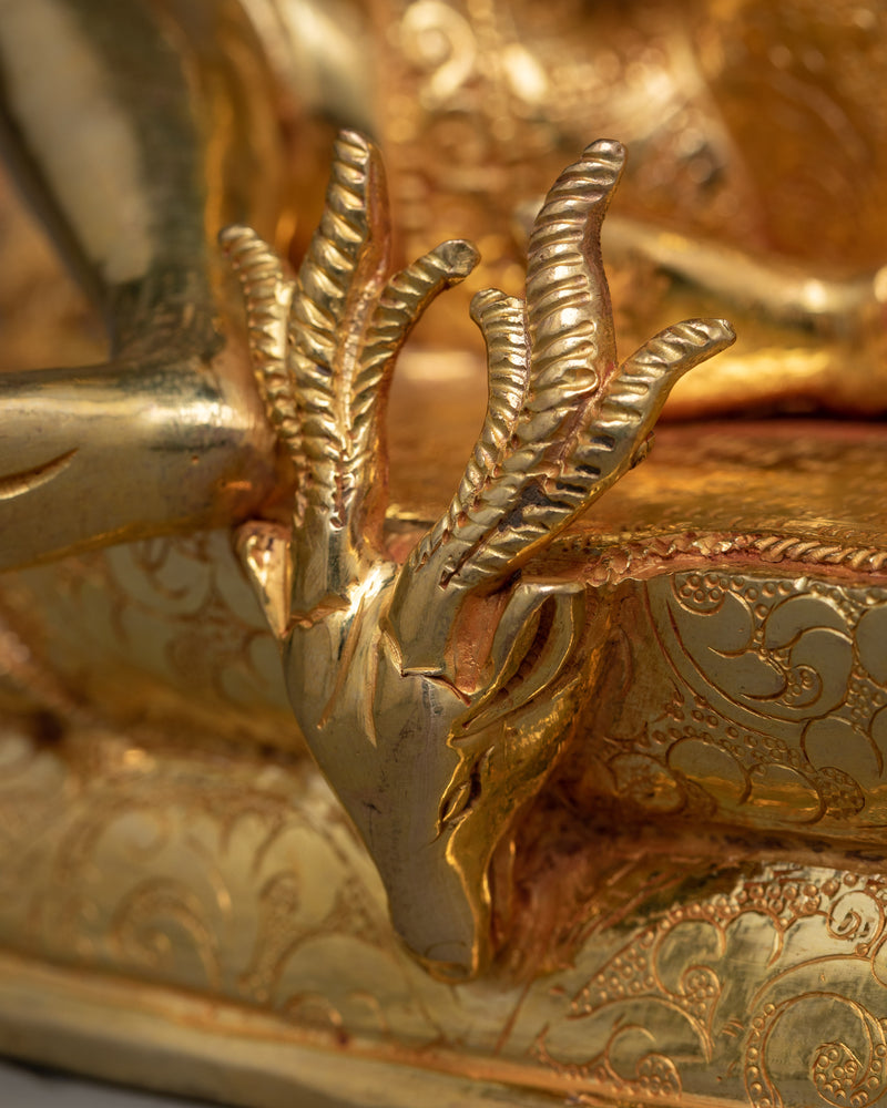 Tilopada Statue in 24K Gold | A Beacon of Tantric Wisdom and Enlightenment