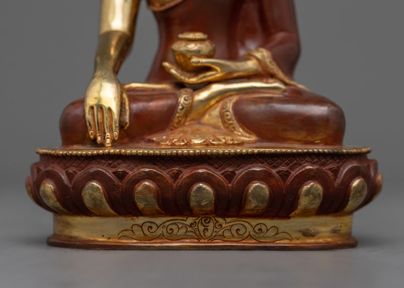 The Buddha Shakyamuni: Icon of Enlightenment | 24K Gold Gilded Statue