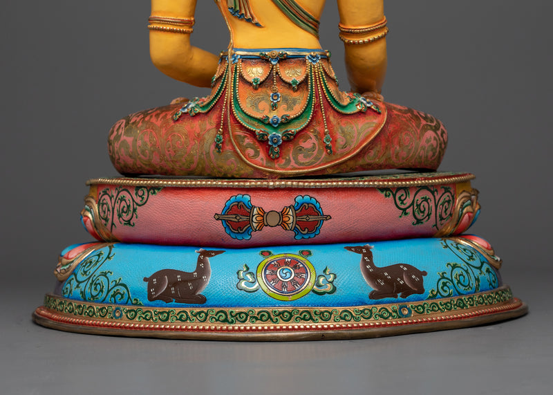 Crown Buddha Shakyamuni Sculpture | The Sovereign of Enlightenment