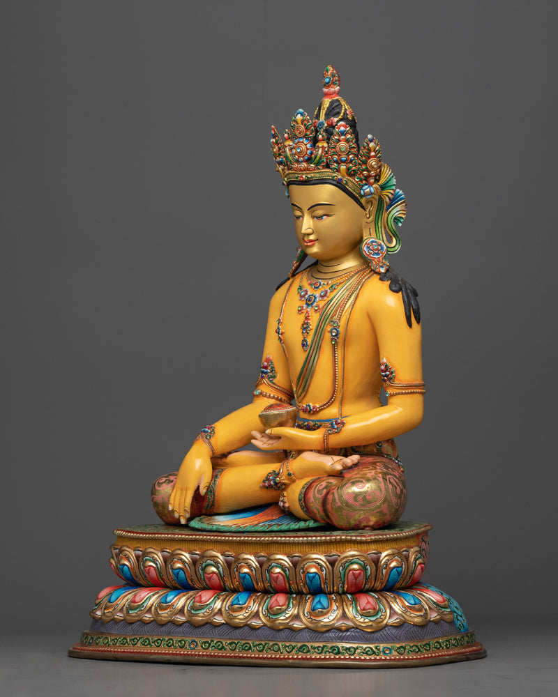 crown-buddha-shakyamuni-sculpture