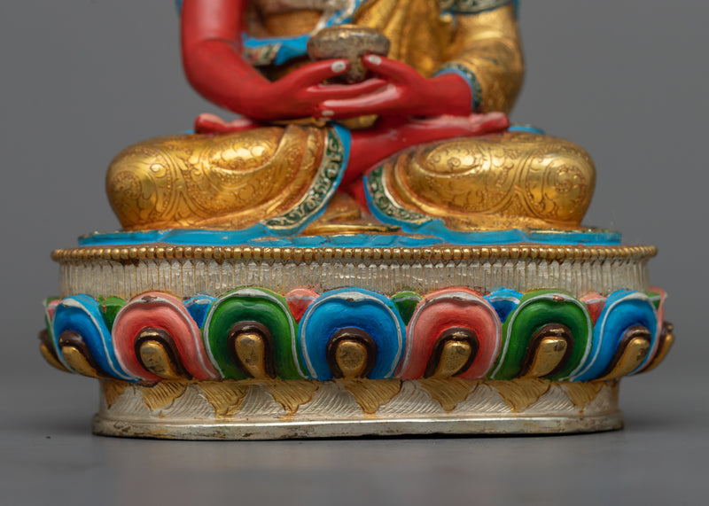 Red Amitabha Buddha Statue | The Infinite Light Buddha