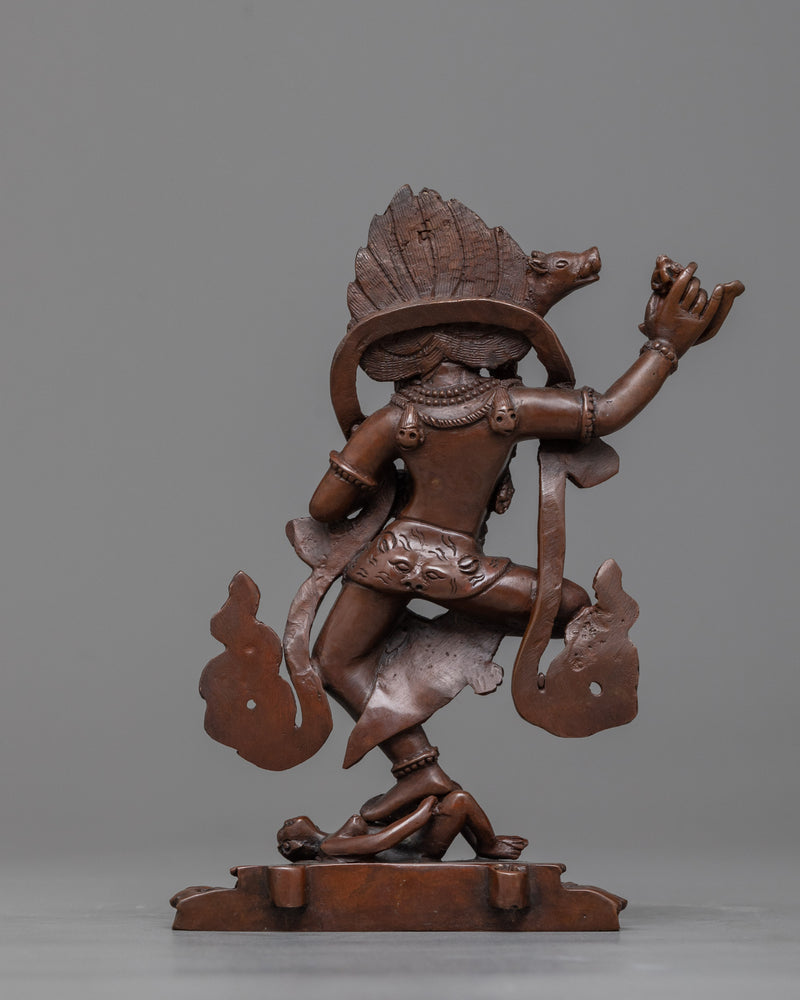 Dorje Phagmo Oxidized Sculpture | The Fierce Dakini