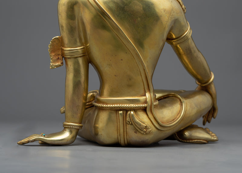 Indra: The King of Gods | 24K Gold Gilded Sculpture