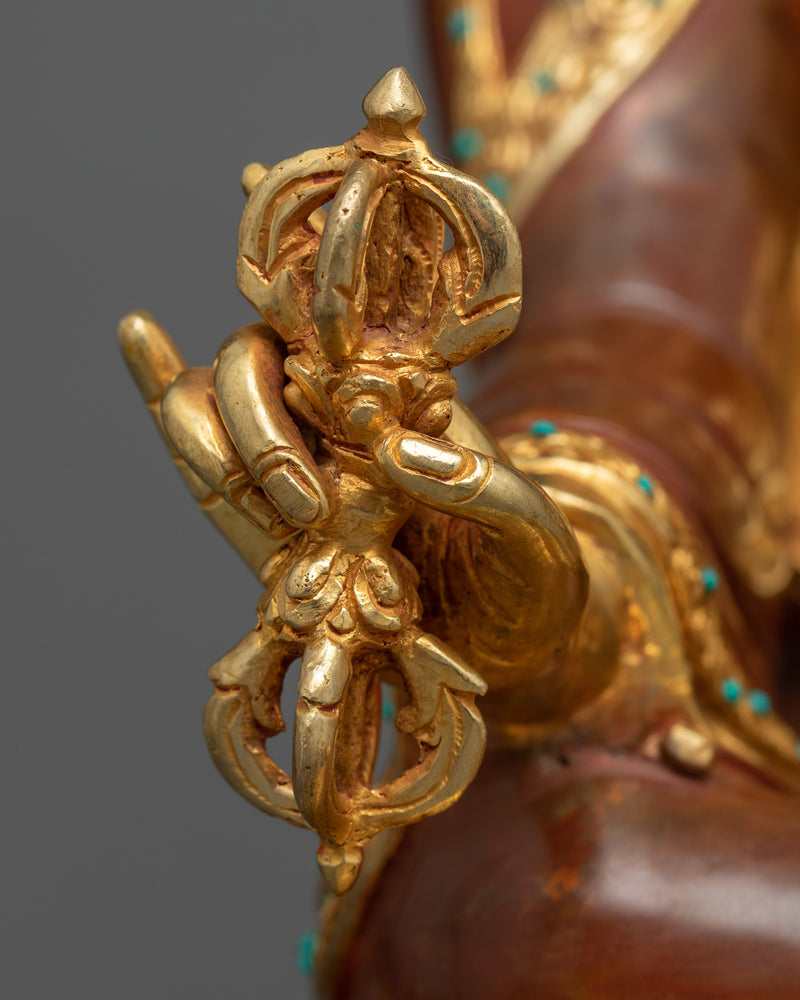 Guru Padmakara in Gold Gilded Splendor | Eternal Wisdom of Padmasambhava