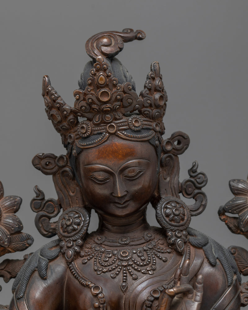 sculpture-of-mother-green-tara