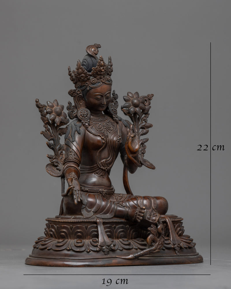 sculpture-of-mother-green-tara