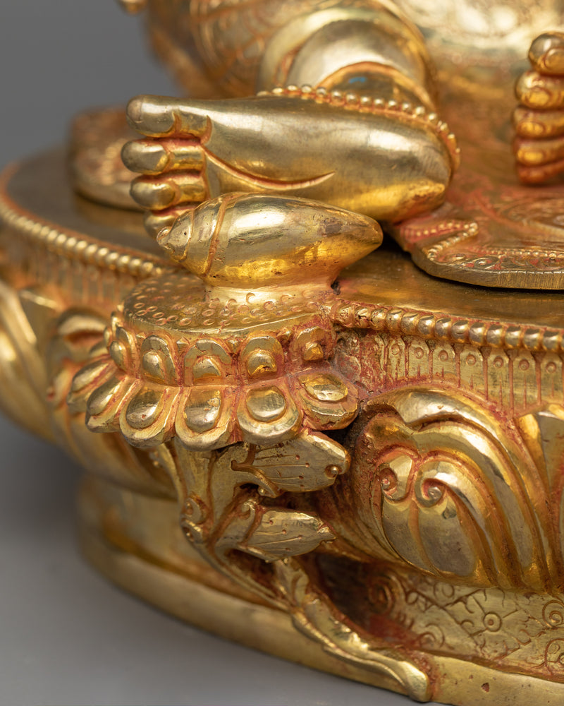 The Zambhala Gilt Sculpture in 24K Gold | Wealth in Every Grain