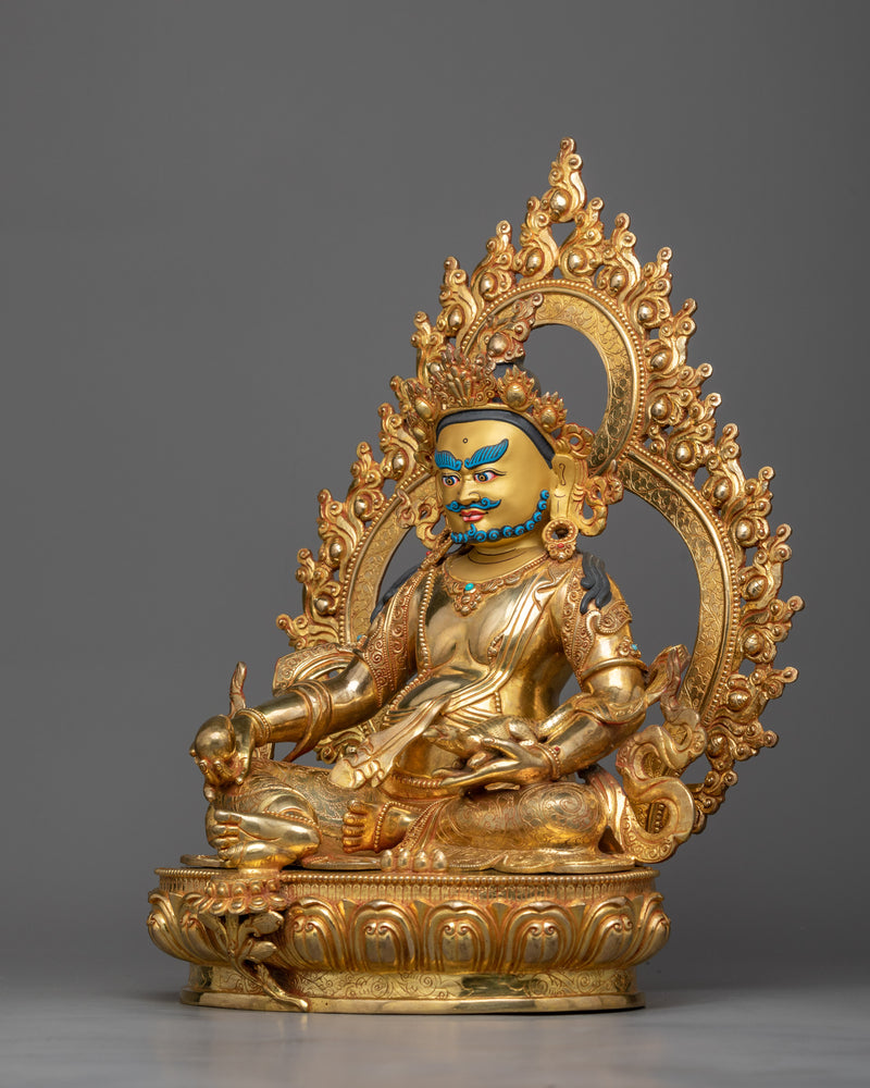 Zambhala Gilt Sculpture