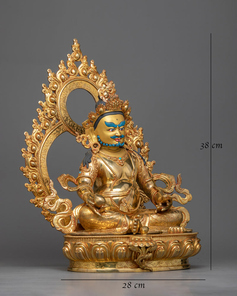 Zambhala Gilt Sculpture