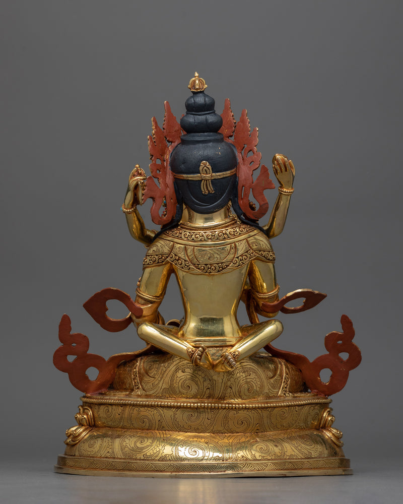 Vajrasattva with Consort Idol | Unity of Purification | Yab Yub Sculpture