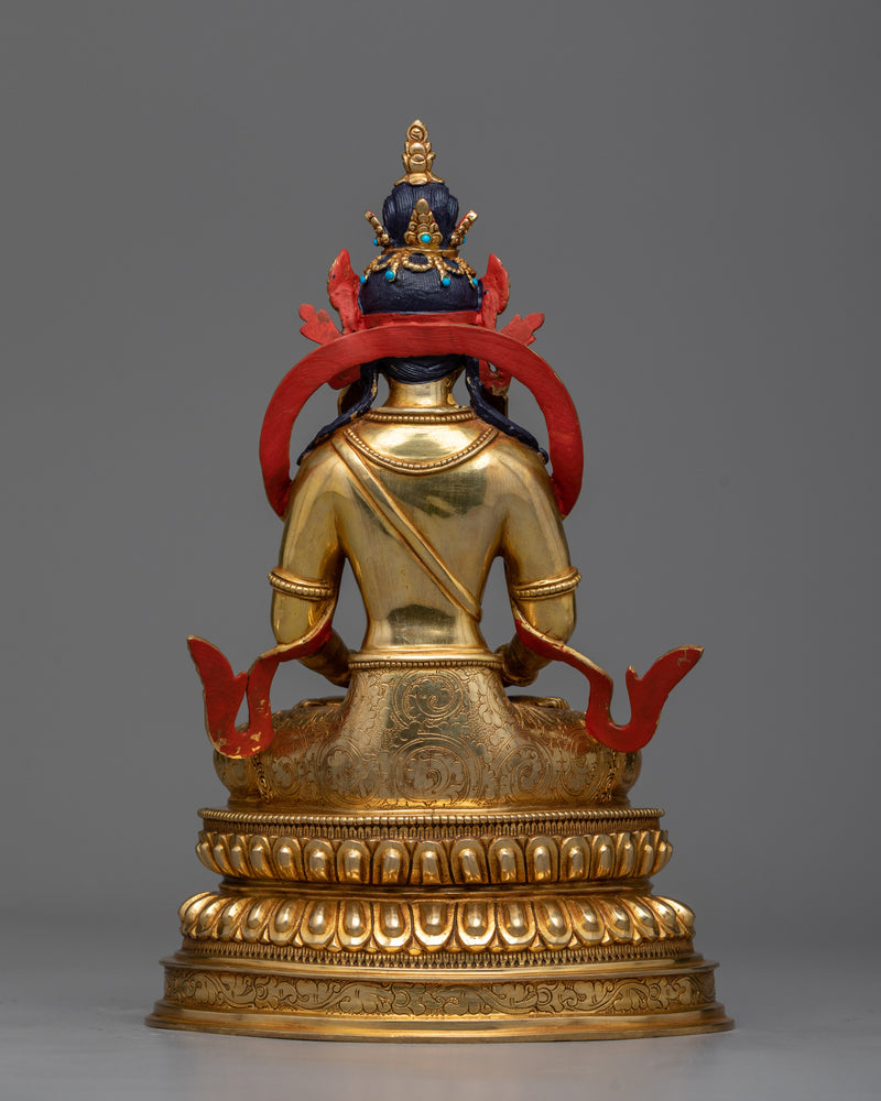 The Amitayus Idol in 24K Gold | Fountain of Life