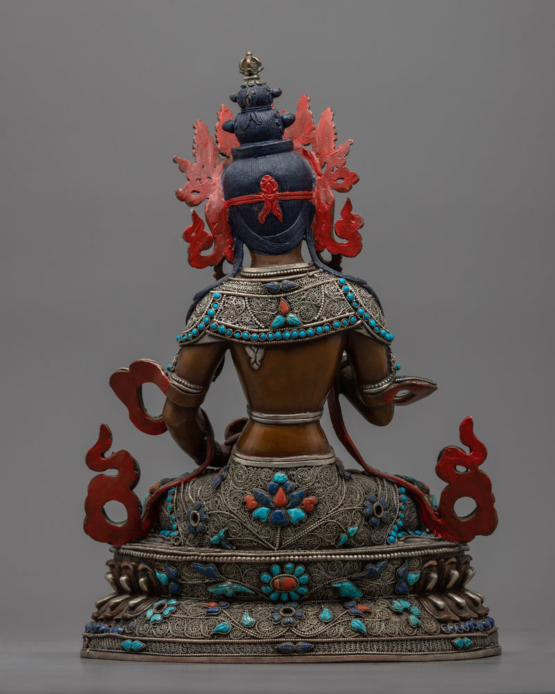 Beautiful Vajrasattva Sculpture | Nepalese Traditional Artcrafts