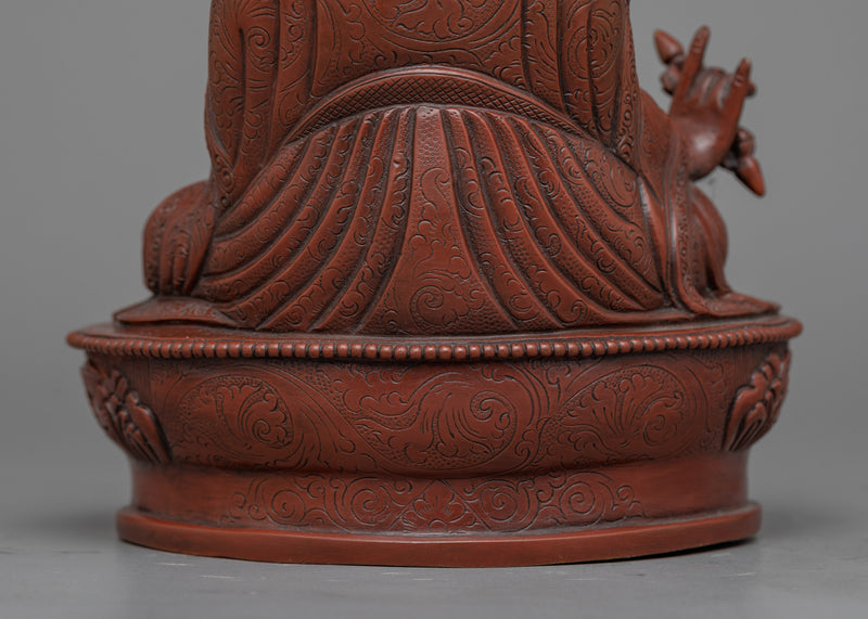 Sacred 10 Inch Guru Rinpoche Statue | Guardian of Vajrayana Wisdom