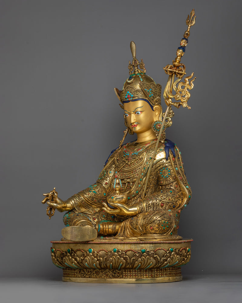 guru-rinpoche-with-two consorts