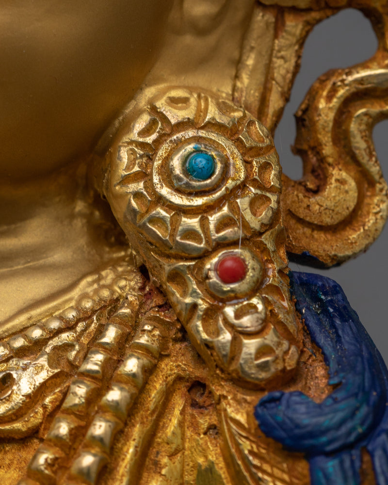 Serene Vajrasattva Sculpture for Buddhist Shrine | Pinnacle of Purification