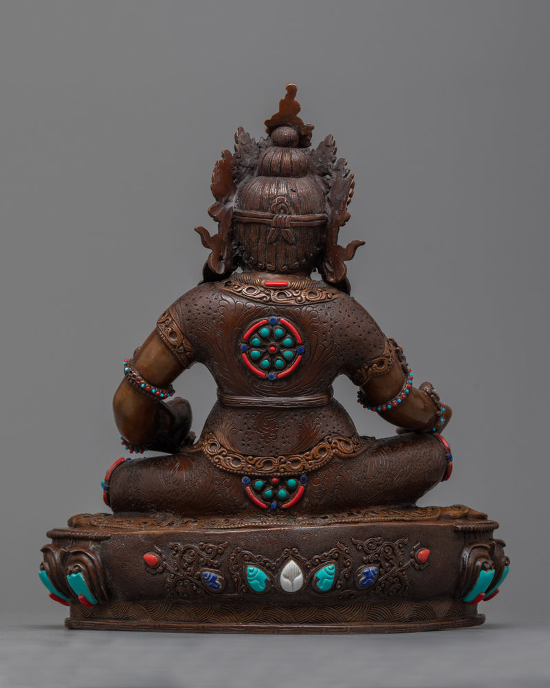 The God of Fortune Dzambhala Statue | Embodiment of Prosperity and Abundance