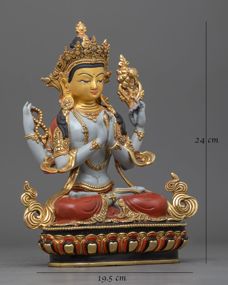 Bodhisattva Lokesvara Statue | Manifestation of Compassionate Wisdom