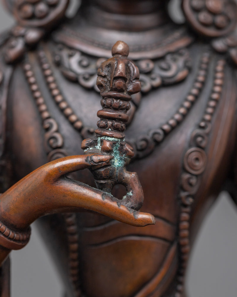 Handcrafted Vajrasattva Statue | Radiating Spiritual Purity and Enlightenment