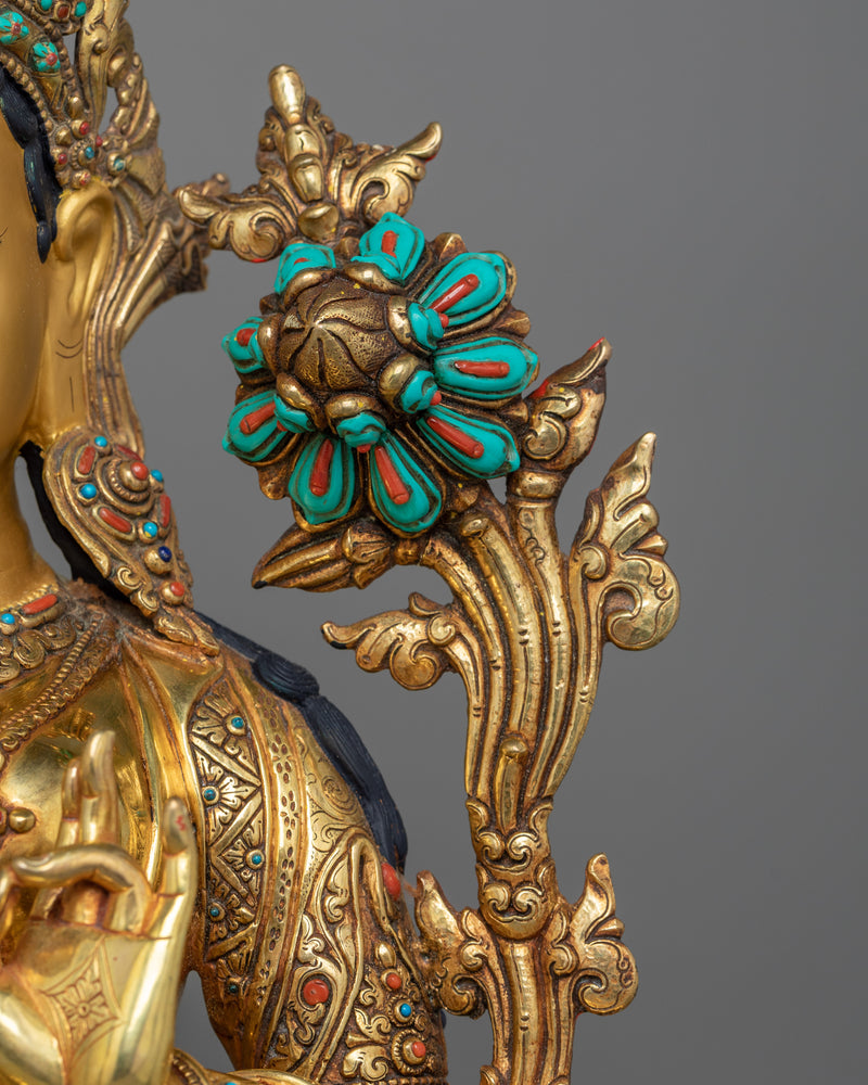 The Presence of Buddhist Syamatara Statue | Radiating Divine Compassion and Protection