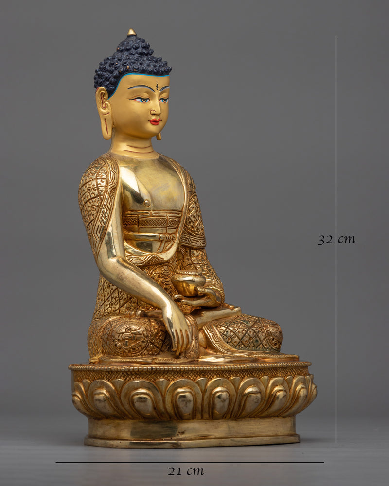 The Enlightened Presence of Shakyamuni Budha sculpture | A Symbol of Spiritual Awakening