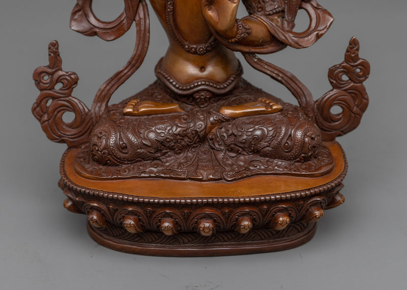 Wisdom Bodhisattva Deity Manjushri Statue | Embodiment of Divine Insight