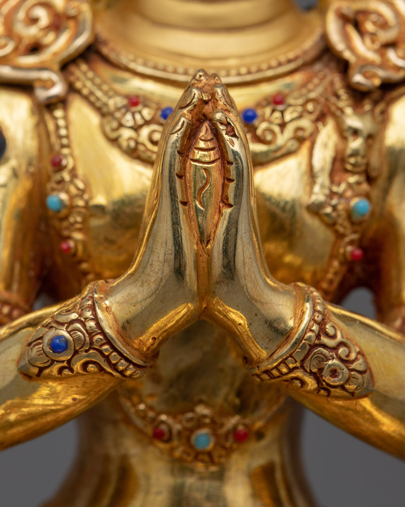 Chenrezig Compassion Deity Statue | Embodiment of Divine Kindness