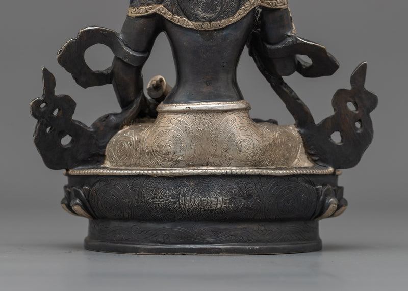 Enchanting Vajrasattva Bodhisattva Sculpture | A Nepalese Masterpiece