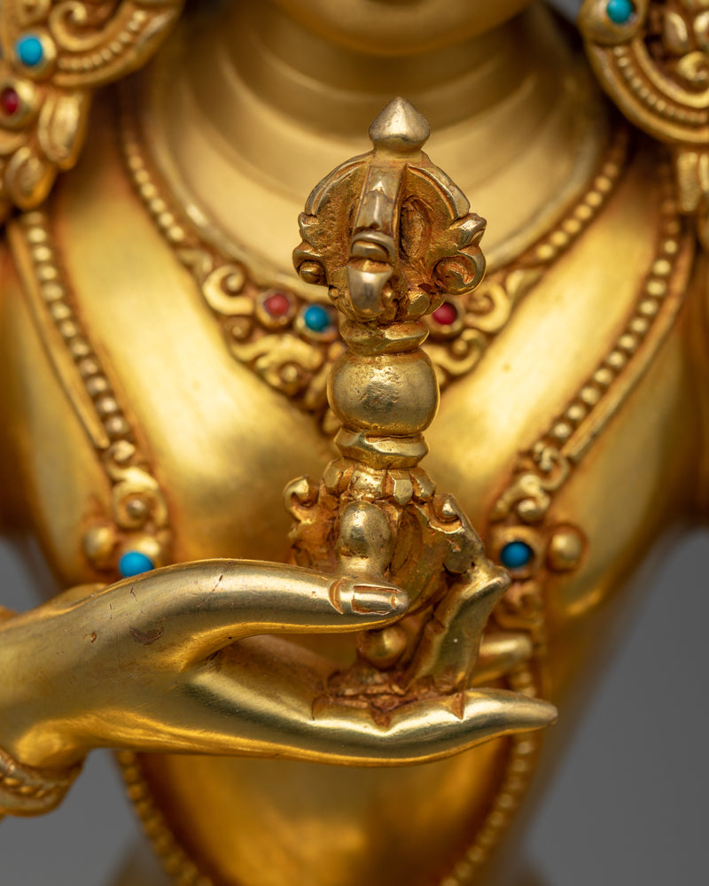 Vajrasattva Purity Deity Statue | Embodiment of Spiritual Cleansing