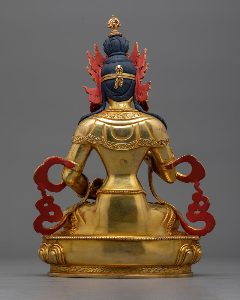 Vajrasattva Purity Deity Statue | Embodiment of Spiritual Cleansing