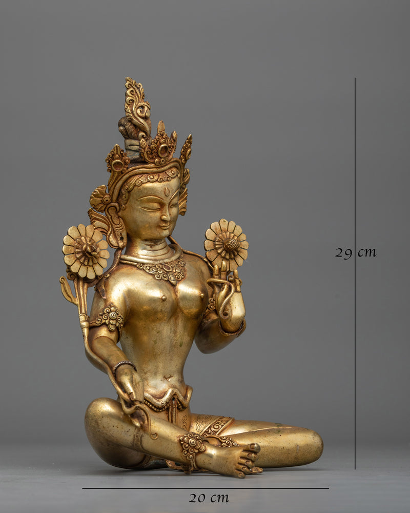 Seated Arya Tara Statue | Symbol of Compassionate Grace