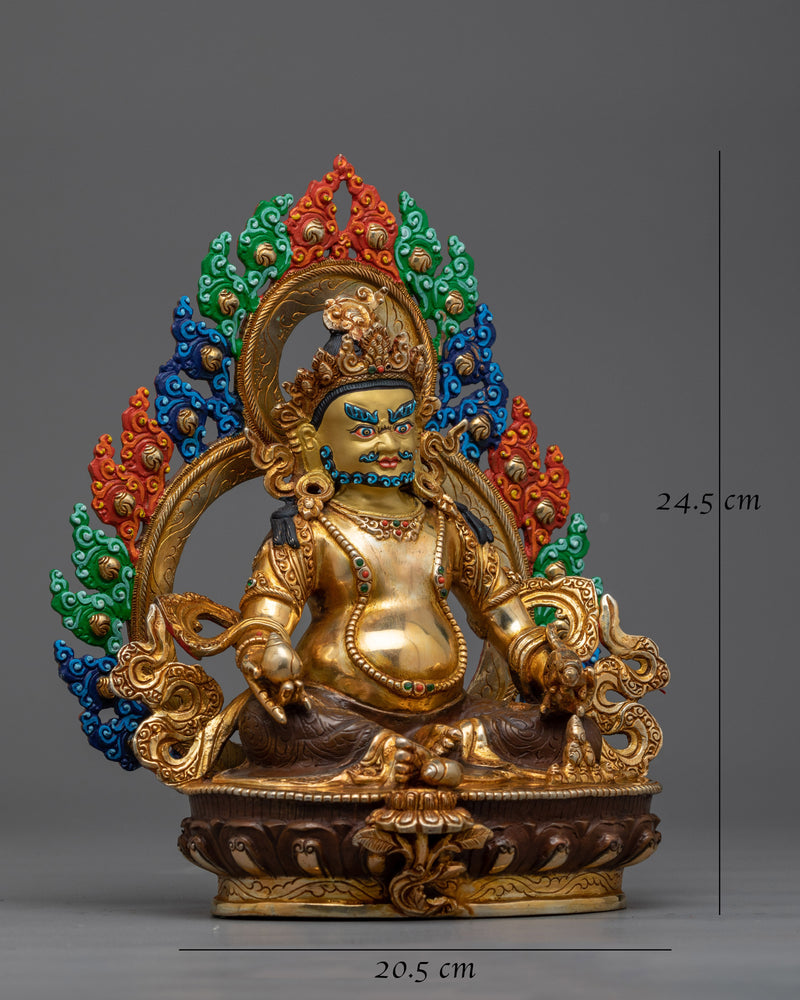 Dzambhala Jewels Deity Statue | Embrace Prosperity and Abundance