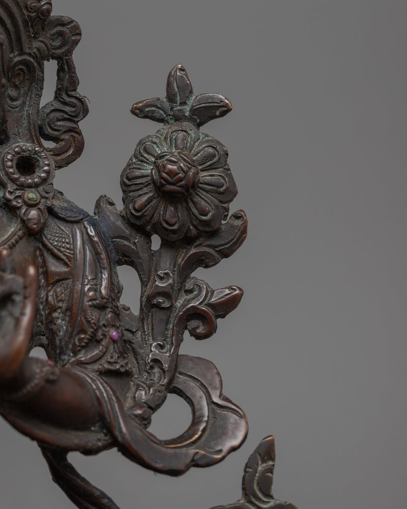 Amitayus Oxidized Figurine | Embrace Eternal Health and Longevity