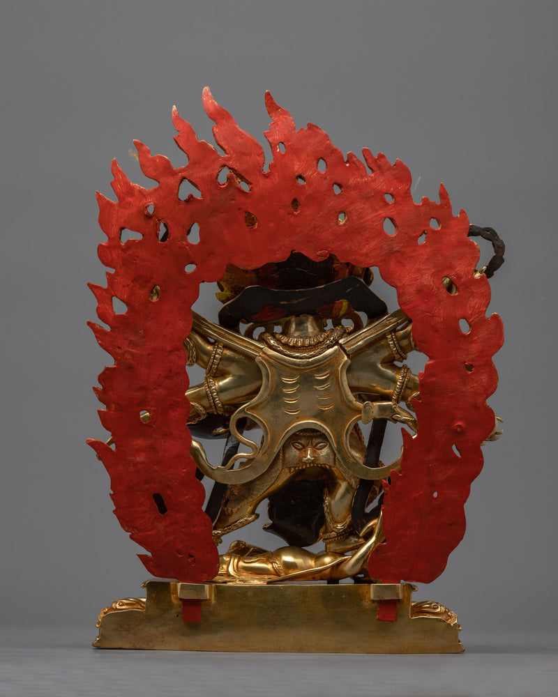 Wrathful Six-Armed Mahakala | Embrace Protection and Strength