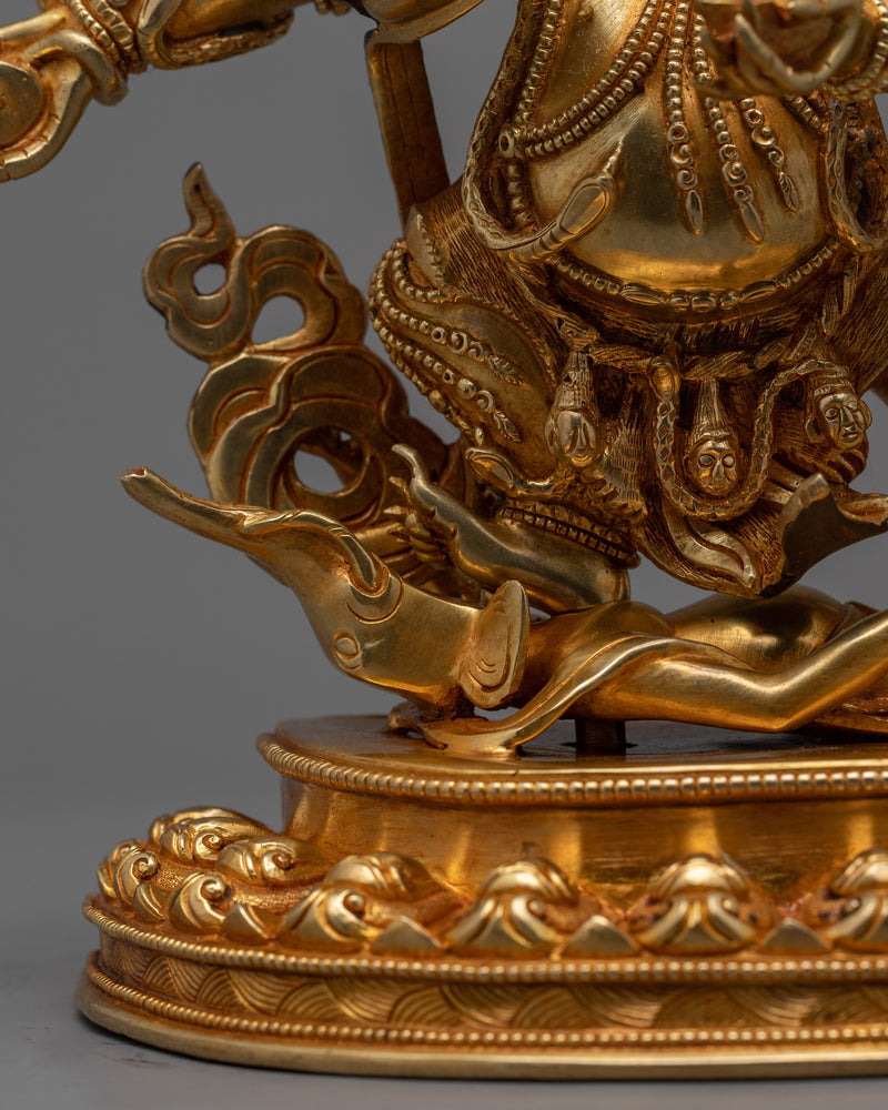 Wrathful Six-Armed Mahakala | Embrace Protection and Strength