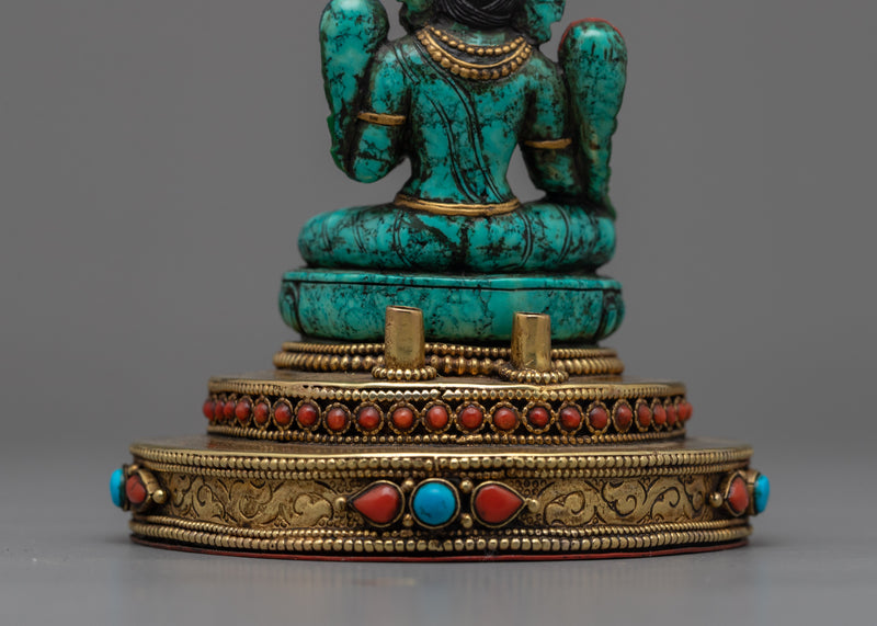 Green Tara Stone Figure | Experience Divine Tranquility and Compassion